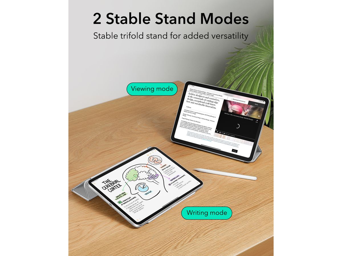 ESR Rebound Magnetic Case 1B1960503 iPad Pro 11 2024, Grey (4894240191088)