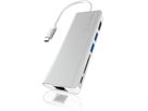 ICY BOX USB Type-C Notebook IB-DK4034-CP Dockingstation silver/white (4250078165521)