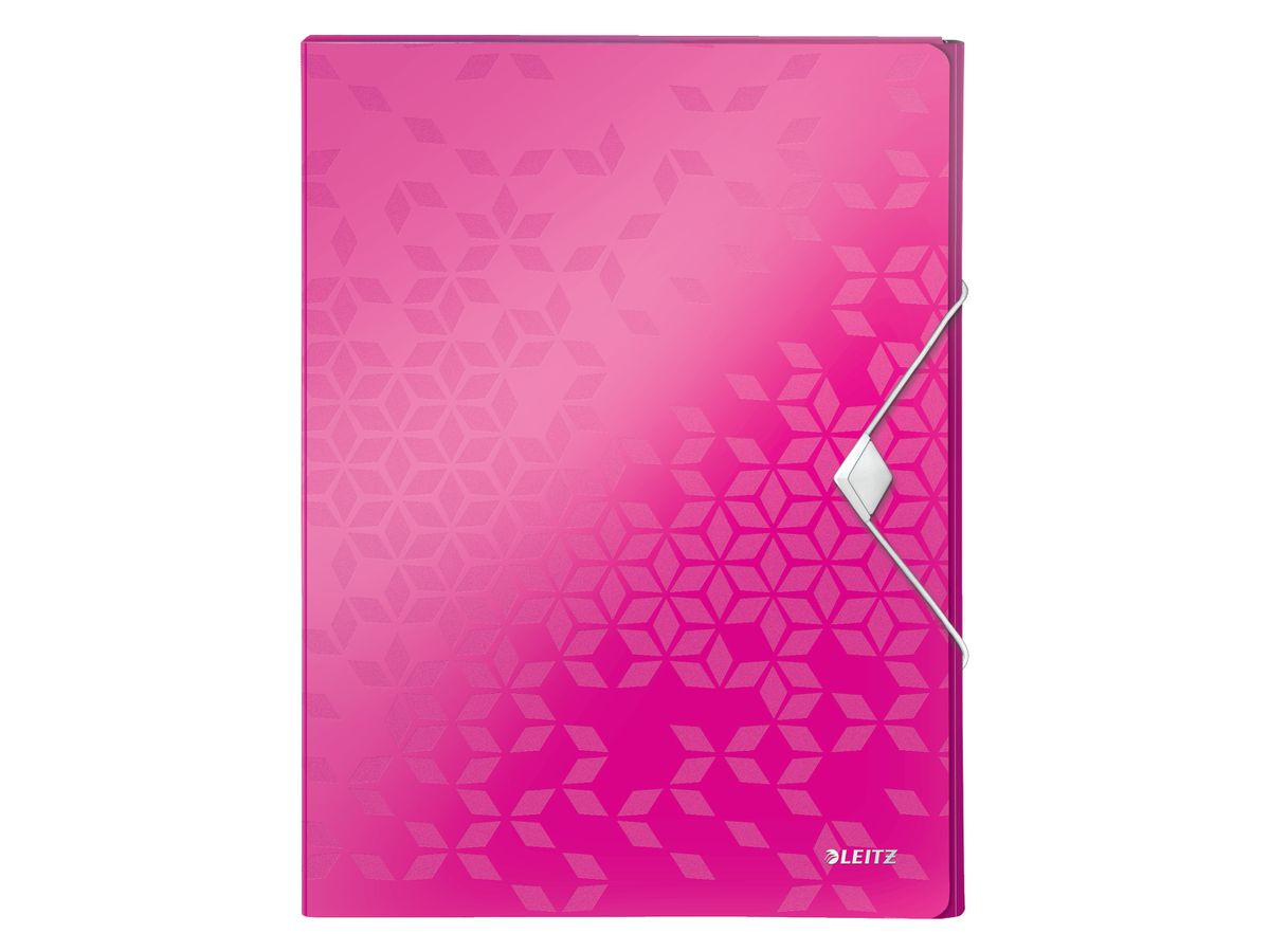 LEITZ Box de rangement WOW PP 46290023 pink 250x330x37mm (4002432105922)