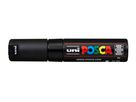 POSCA Marker 8mm PC-8K BLACK schwarz, Keilspitze (4902778916452)
