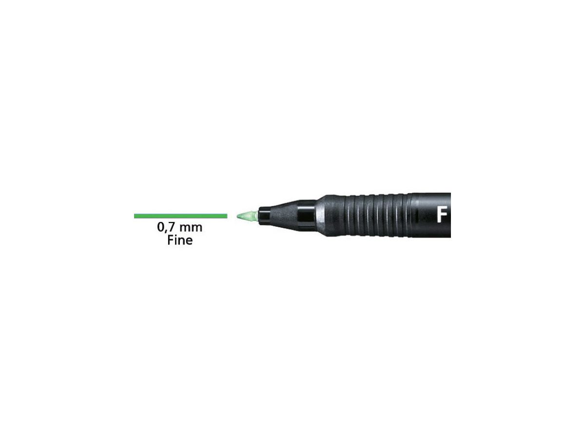 STABILO OHP Pen permanent F 842/36 vert (4006381119047)