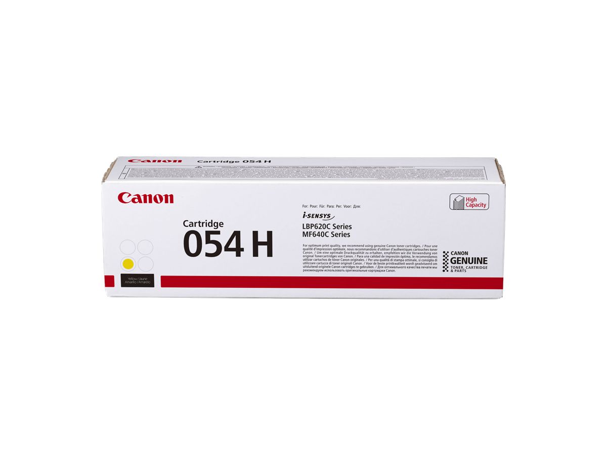 CANON Modulo di toner 054H yellow CRG 054 YH LBP621/MF641 2300 pagine (4549292124484)