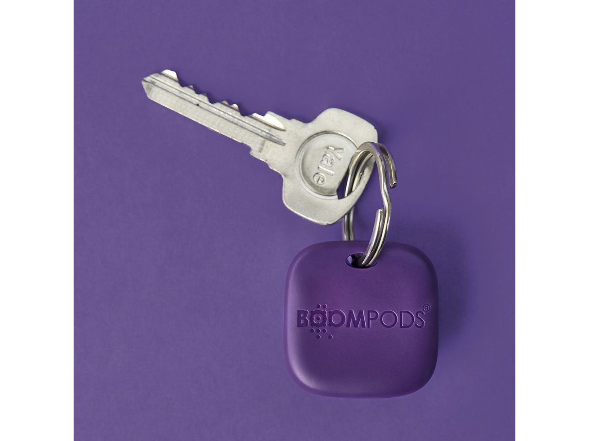 BOOMPODS Boomtag Rechargeable TARPUR purple (5060746170486)