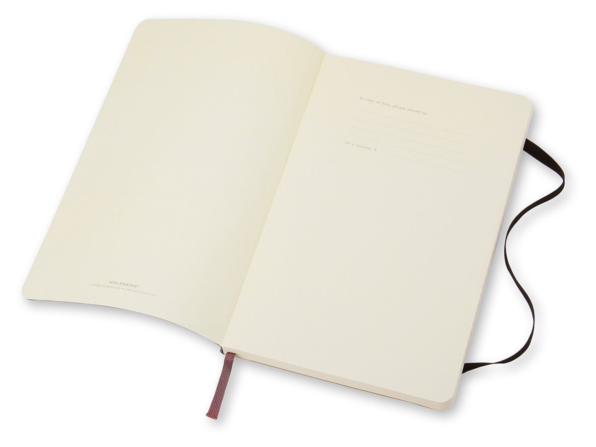 MOLESKINE Notizbuch Soft A6 710-0 liniert schwarz (9788883707100)