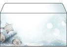 SIGEL Weihnachts-Couvert 11x22cm DU312 90g,Snow Star 25 Stück (4004360808999)