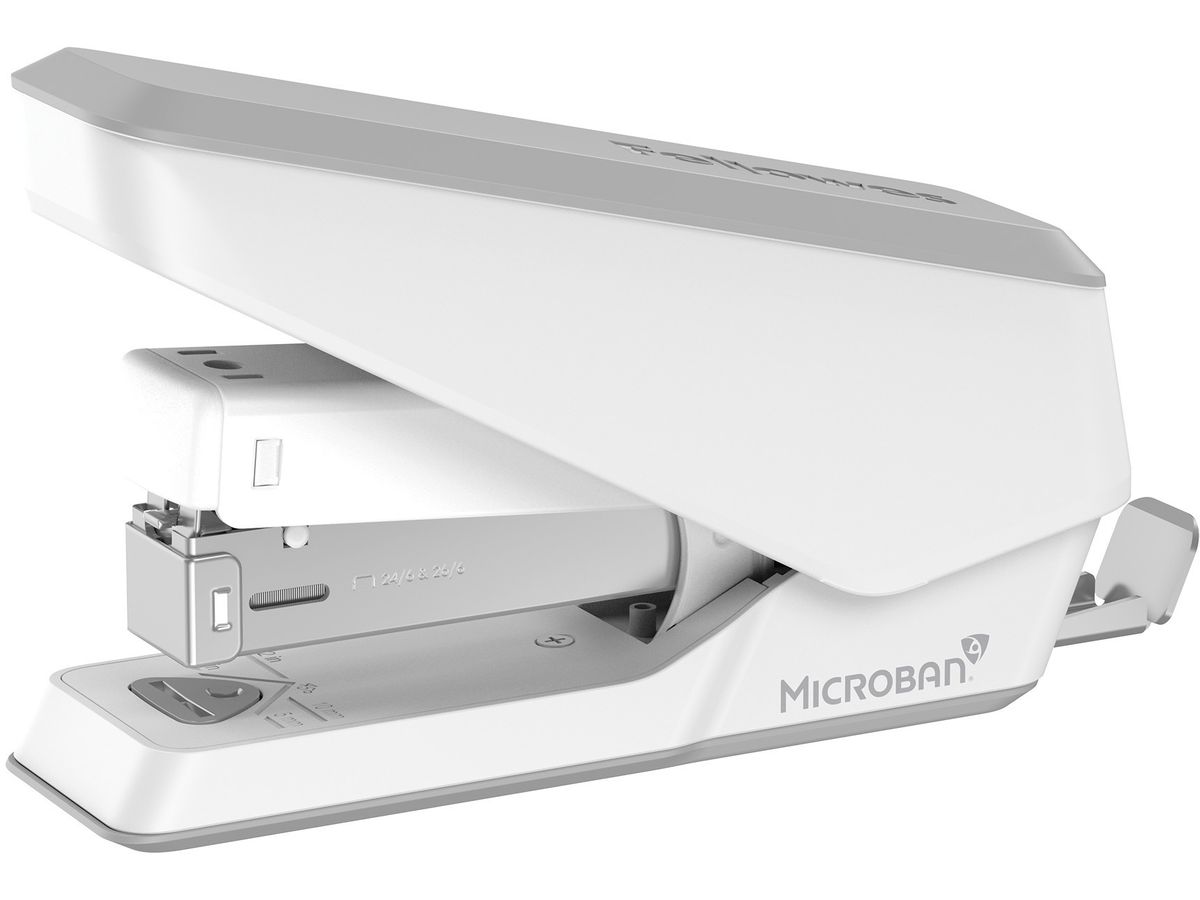 FELLOWES Heftgerät EasyPress LX840 5011701 Microban, weiss 25 Blatt (0043859776566)