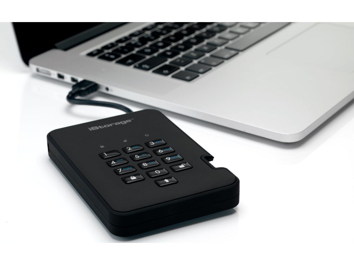 ISTORAGE diskAshur2 HDD, 1TB ISG-IS-DA2-256-1000-B (5060220251236)