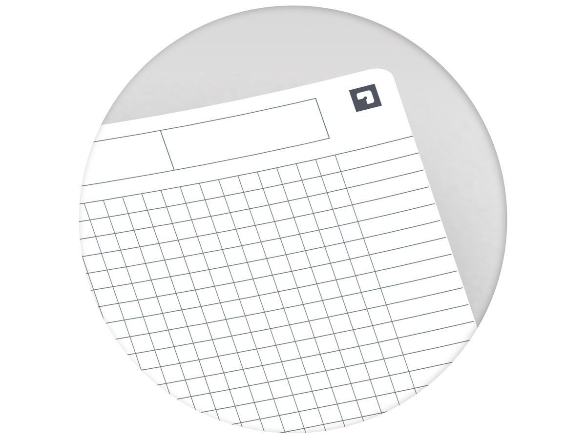 OXFORD Spiralbuch MyColours A5 100102483 kariert 5mm, 90g 90 Blatt (3020120029337)