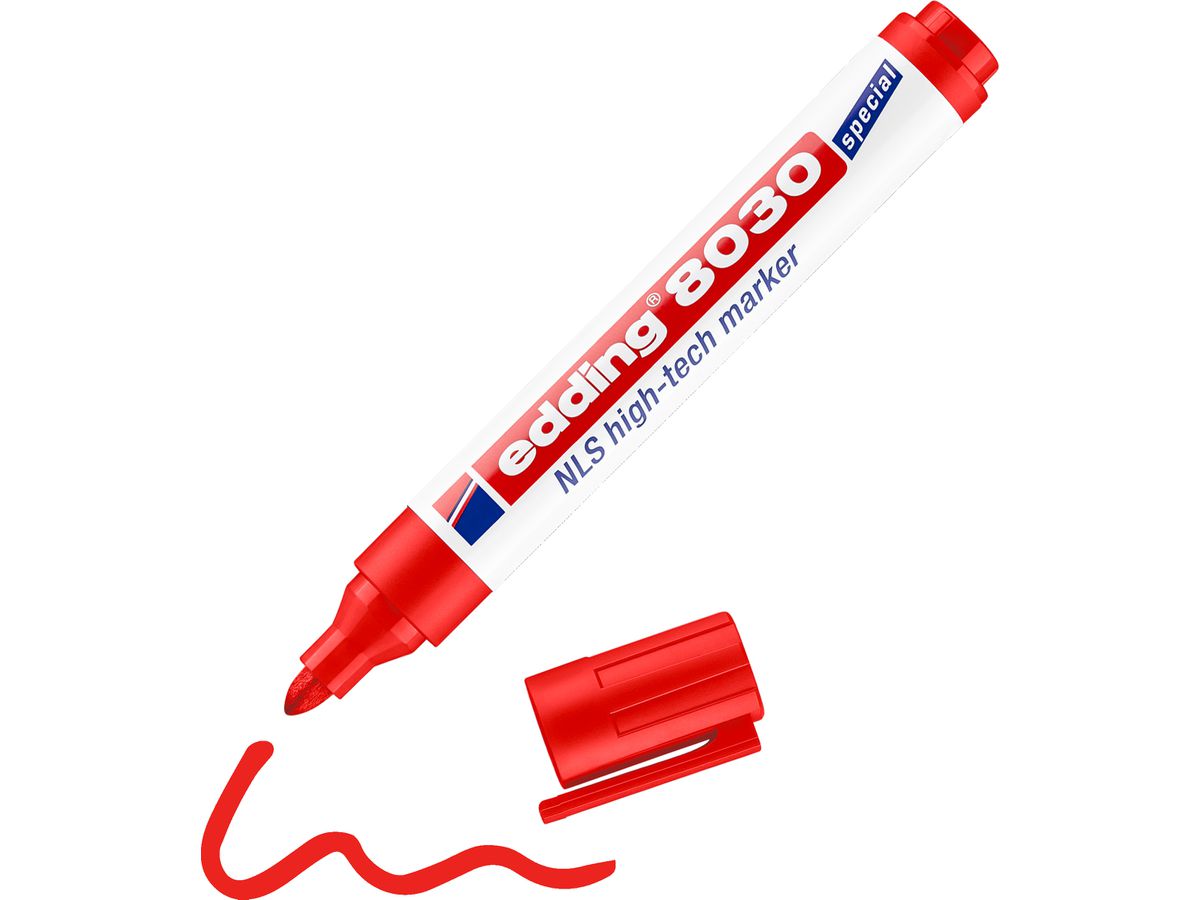 EDDING Hightech Marker 8030 1,5-3mm 8030-2 rouge (4004764785643)