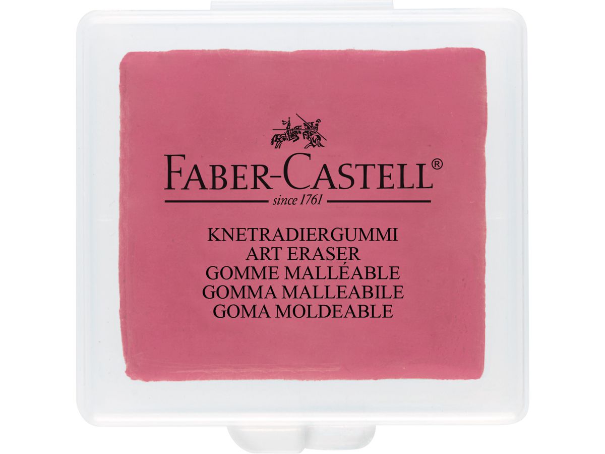 FABER-CASTELL Gomma pane 38x35x8mm 127321 colori ass. (9556089009232)