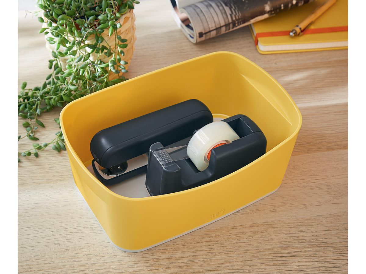 LEITZ MyBox Contenitore Cosy 5264-00-19 giallo 160x246x98mm (4002432128129)