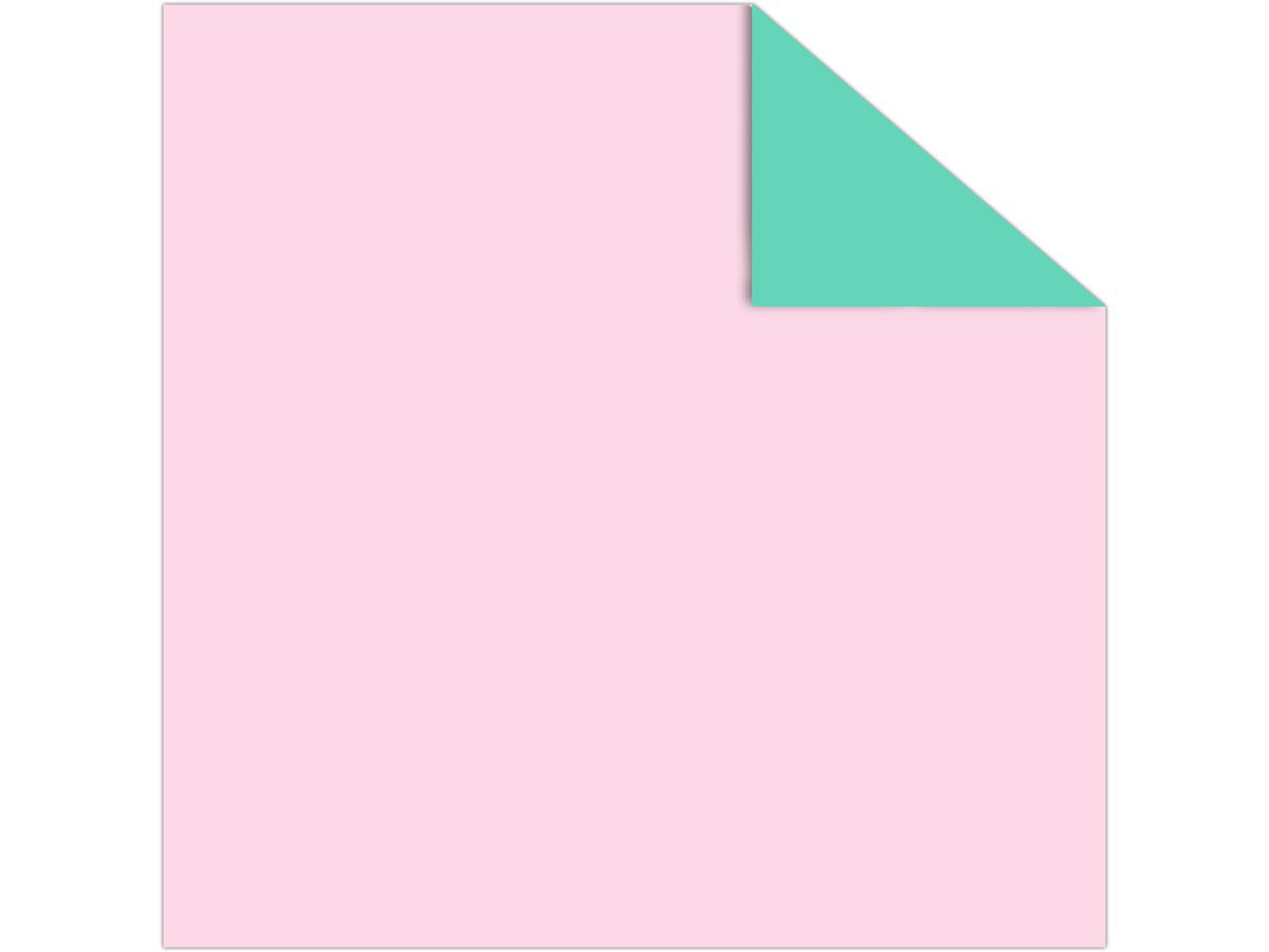URSUS Faltblätter Duo 15x15cm 22885599F pastell 100 Blatt (4008525254164)