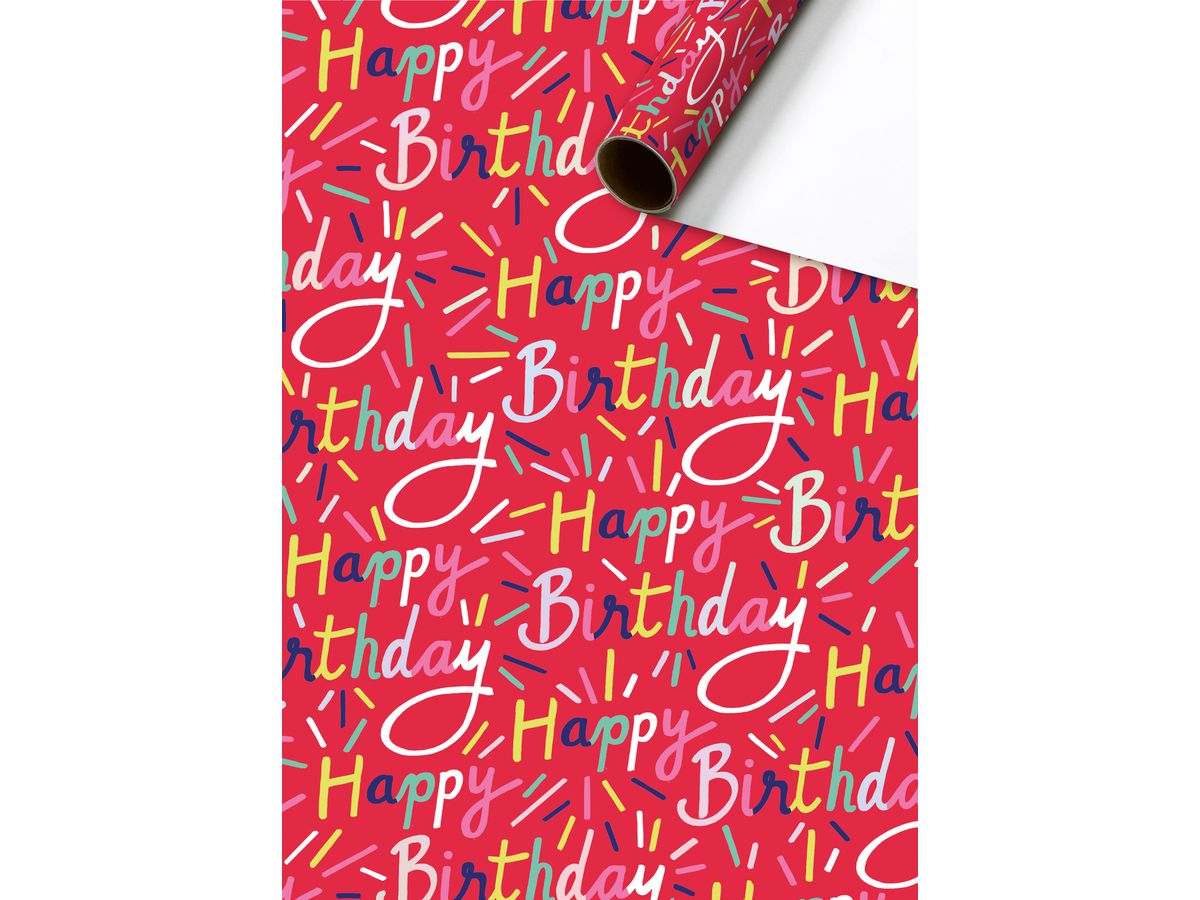 STEWO Geschenkpapier Immo 2528557720 rot 70x150cm (7630050846612)