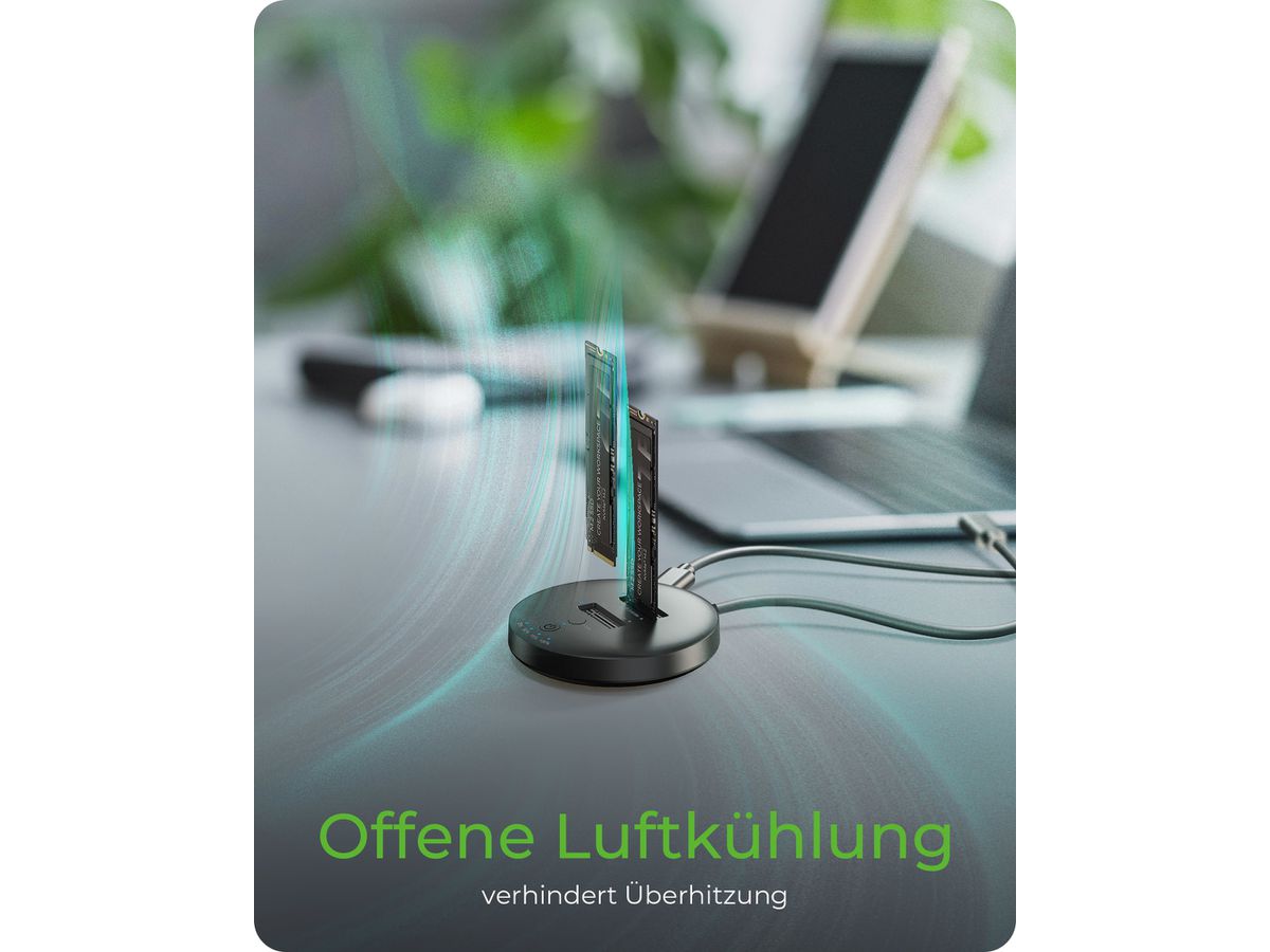 ICY BOX Clone & DockingStation for IB-1612MCL-C31 2x M.2 NVMe SSD (4250078175117)