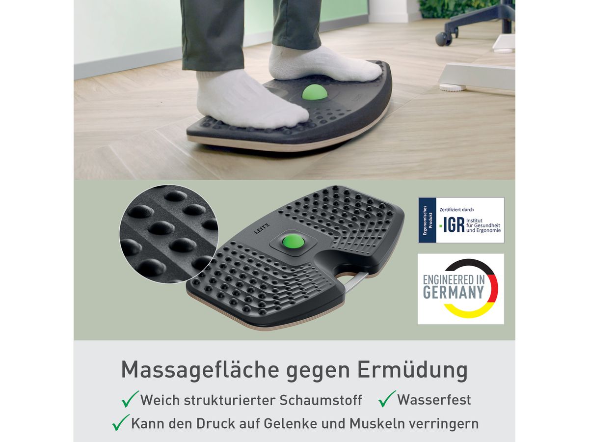 LEITZ Balance Board Ergo Active 6587-00-89 Dunkelgrau (4002432136063)