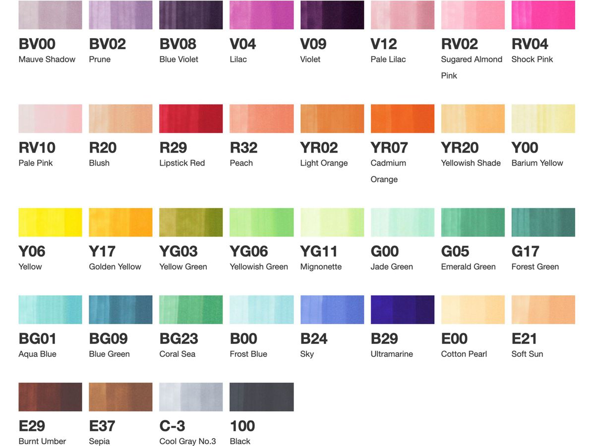 COPIC Marker Ciao 22075361 36er Set A (4511338063248)