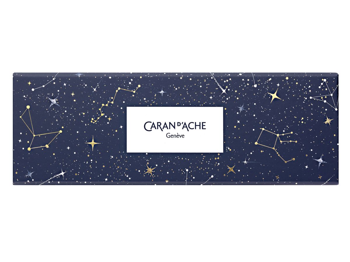 CARAN D'ACHE Kugelschreiber 849 PNM849.024 Cosmic blau/gold 10 Stück (7630002357357)