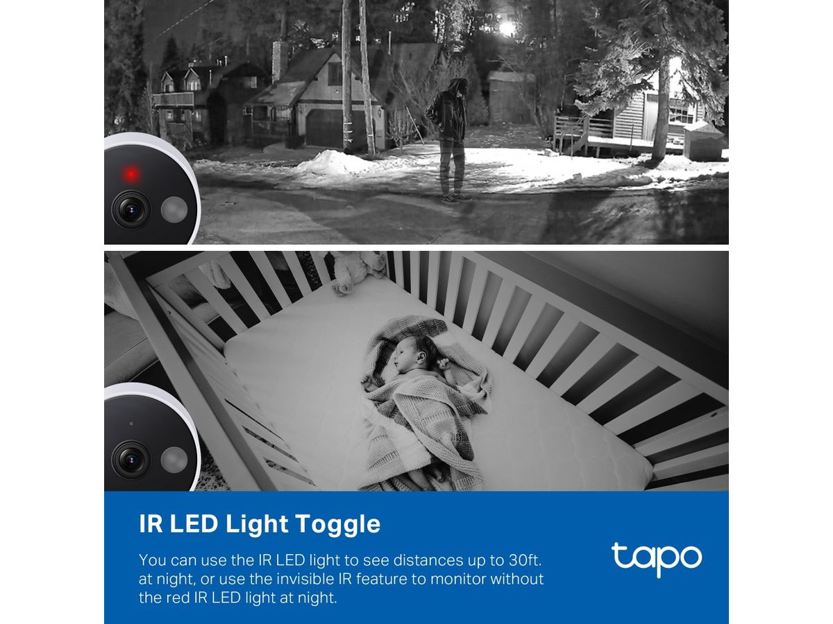 TP-LINK In/Outdoor Wi-Fi Camera Tapo C120 (4895252503357)