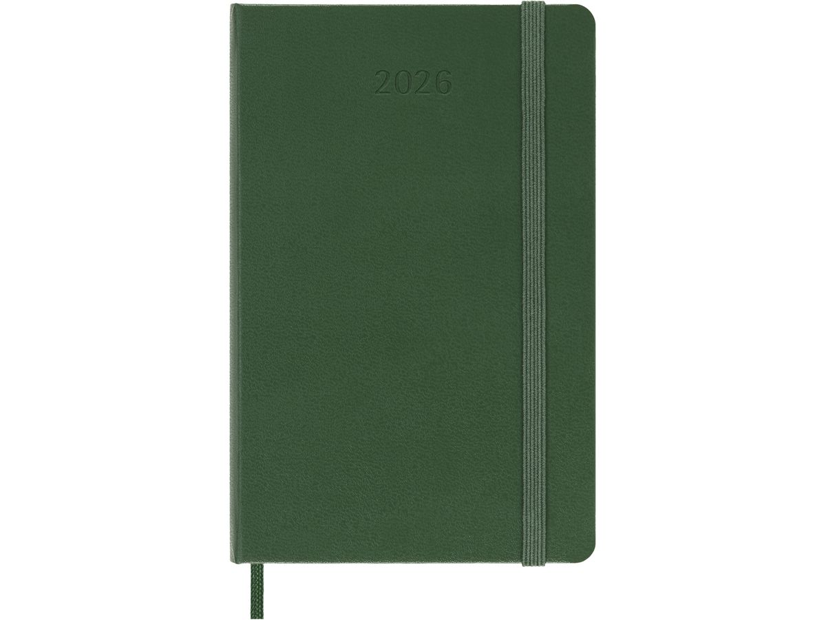 MOLESKINE Agenda Classic Pocket 2026 DHK1512DC2Y26 1J/1P vert myrte HC 9x14cm (8056999275563)