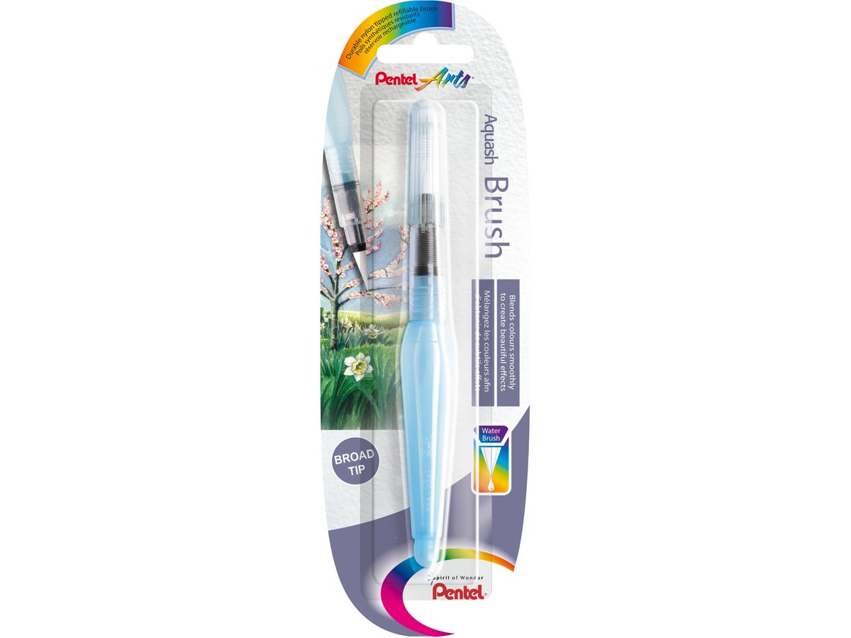 PENTEL Aquash Wasserpinsel B XFRH/1-B blau (4016284332030)