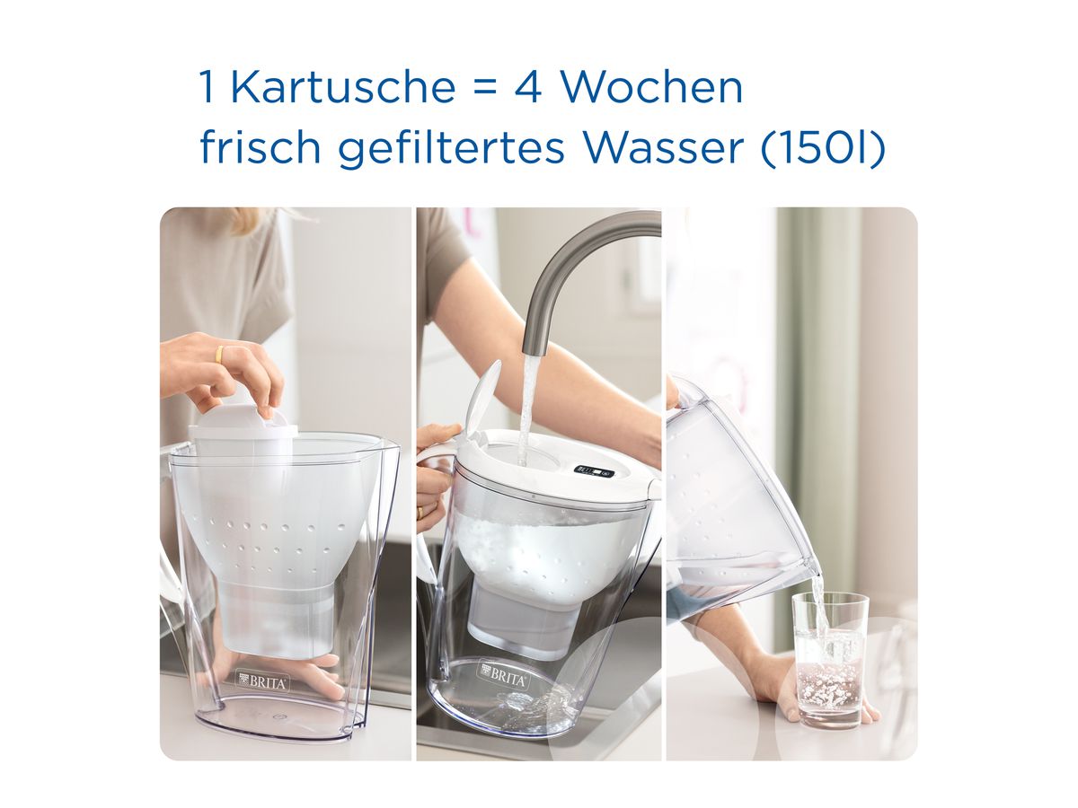 BRITA Tischwasserfilter Marella XL 1051447 blau MAXTRA PRO 2-3.5lt (4006387125295)