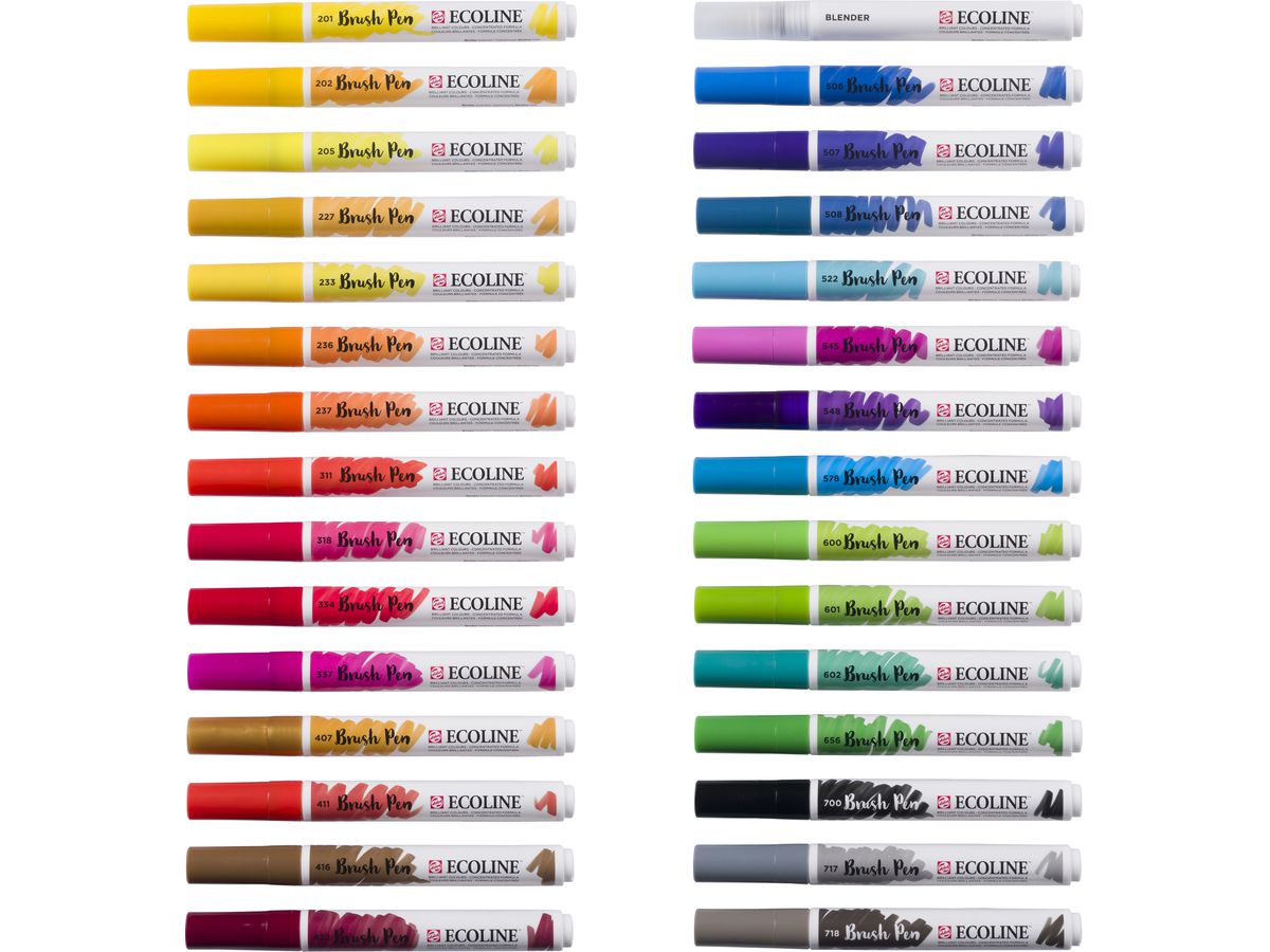 TALENS Ecoline Brush Pen Set 11509005 ass. 30 Stück (8712079519049)