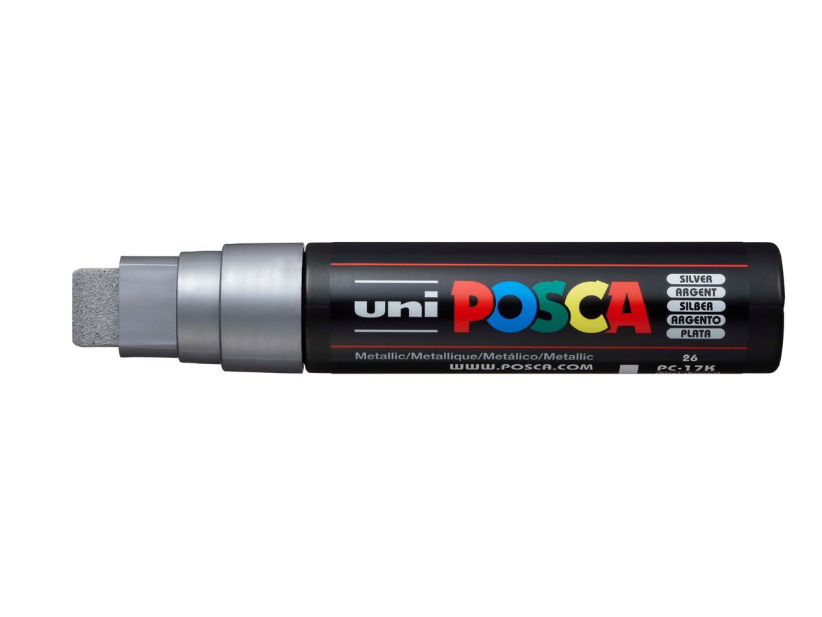 POSCA Marker 15mm PC17K SILVER MET, argento (4902778202289)