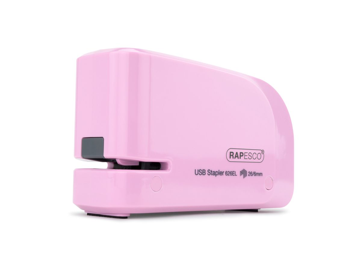 RAPESCO Heftgerät Autom. USB/Batterie 1451 rosa (5018505011235)