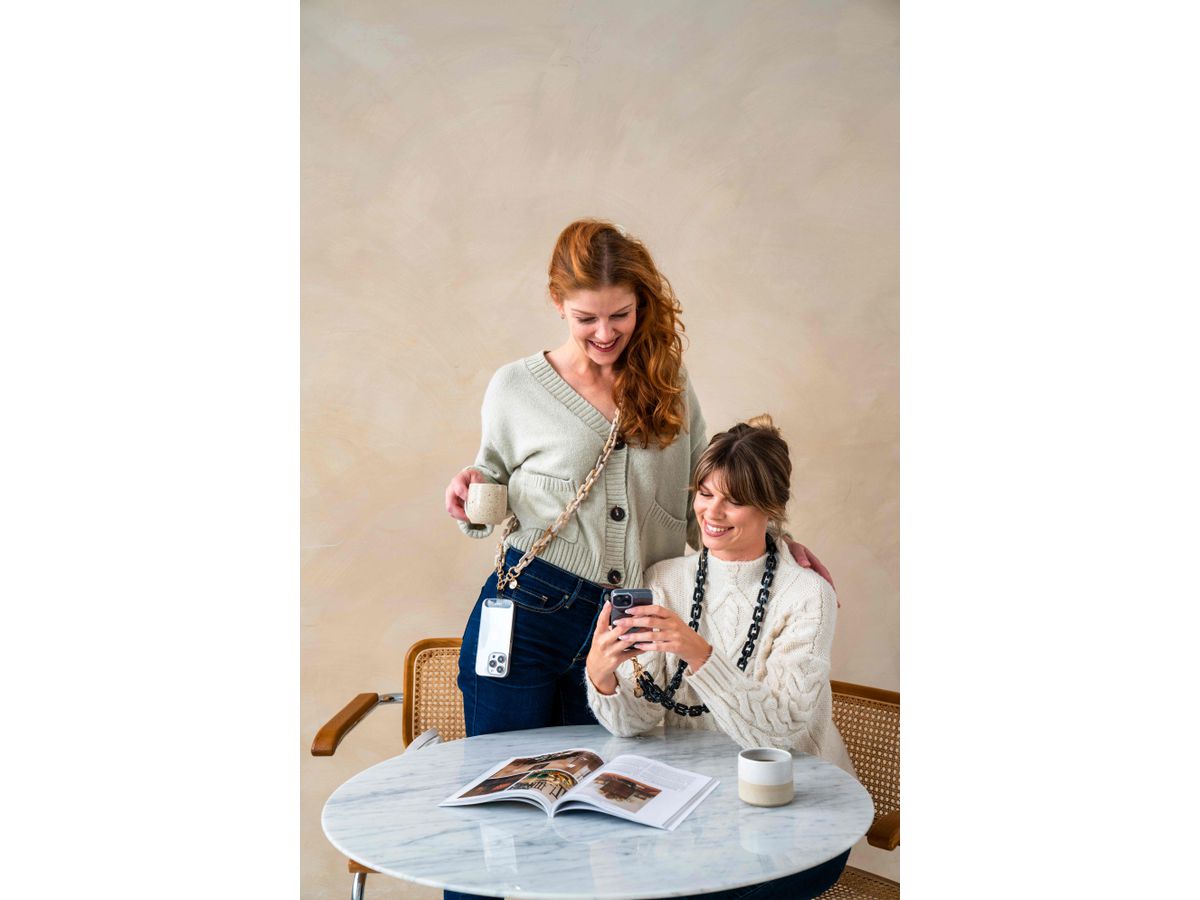 ZANAÉ Phone Necklace Espresso 18319 Cosy Capuccino black (3663838183191)