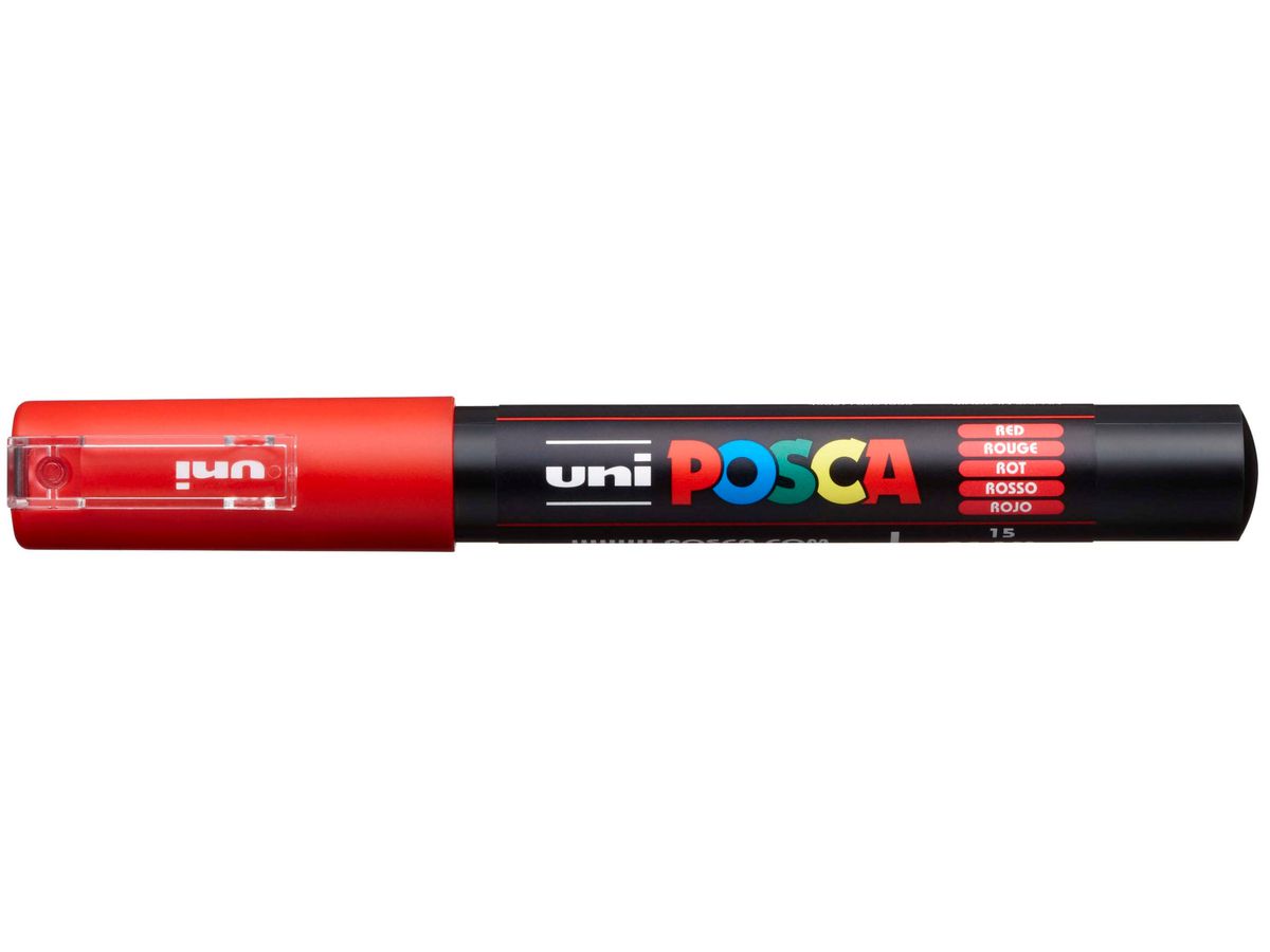 POSCA Marker 0.7mm PC-1M RED rot (4902778654033)