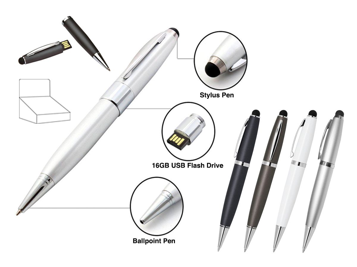 I-TOTAL Touch Pen con USB CM3293 16 GB ass. (8051160413546)