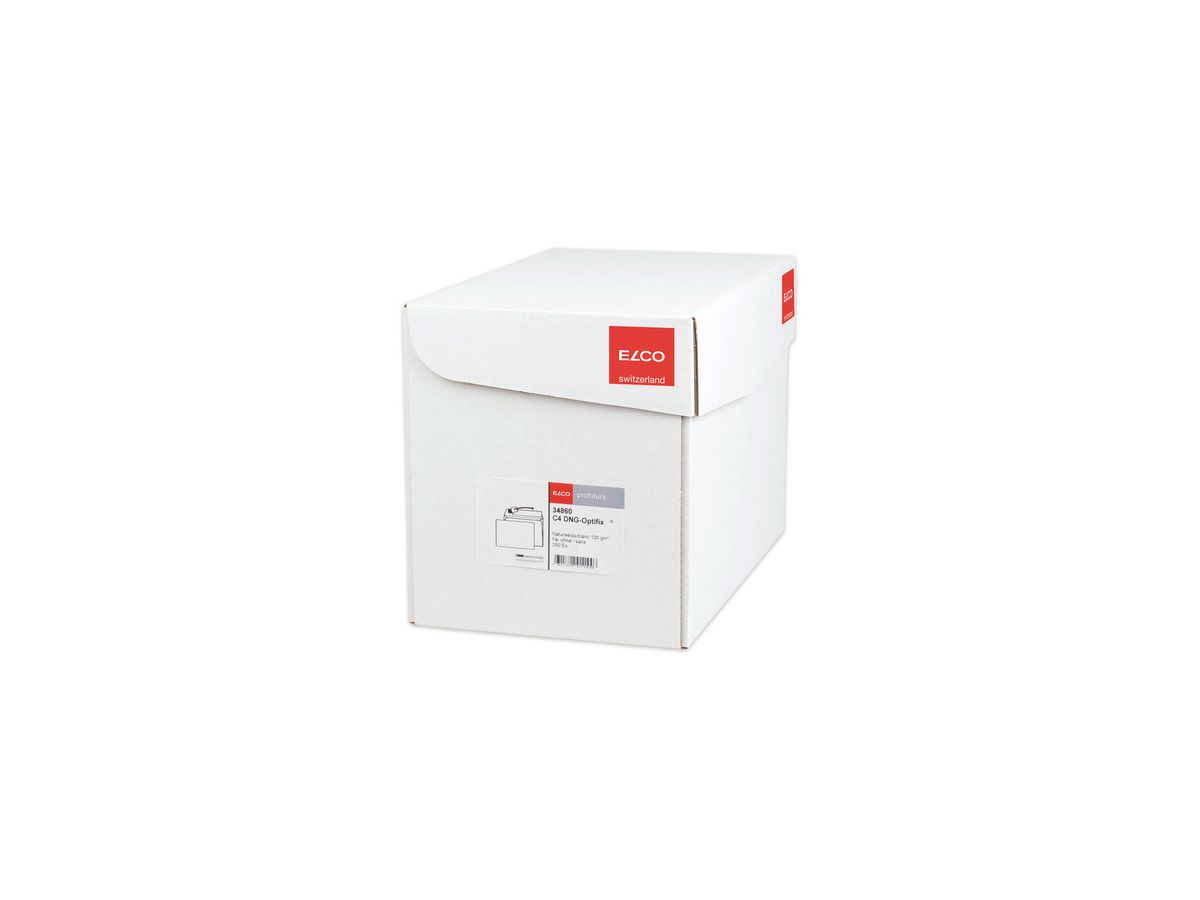ELCO Couvert Profutura o/Fenst. C4 34860 120g, weiss, Klebung 250 Stk. (7611722011446)