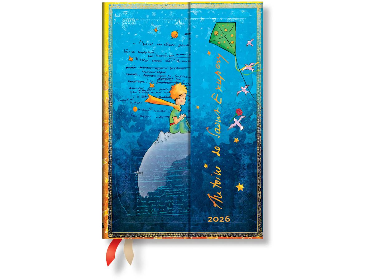 PAPERBLANKS Agenda Der kleine Prinz 2026 DD0550-7 1T/1S TAG Mini HC DE 9.5x14cm (9780349705507)