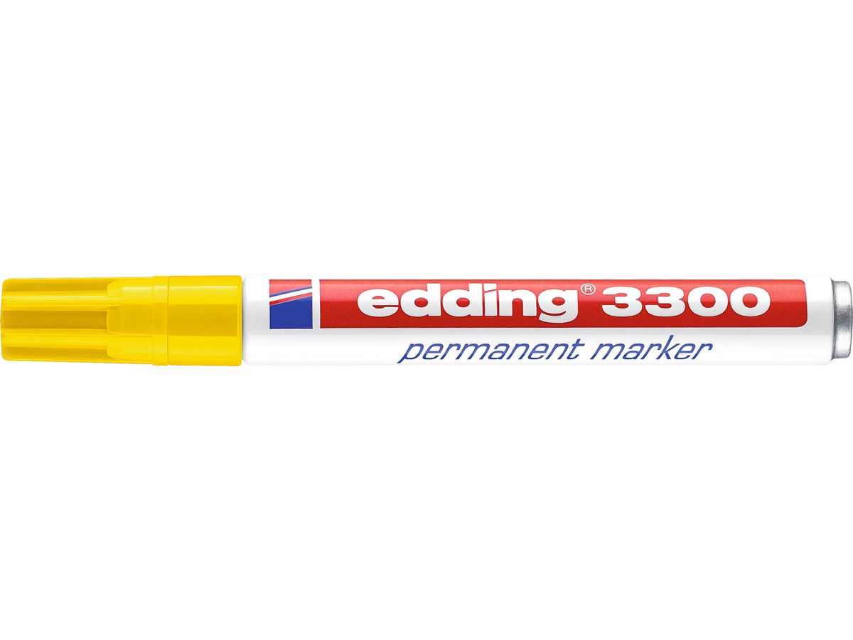 EDDING Permanent Marker 3300 1-5mm 3300-5 jaune (4004764010233)