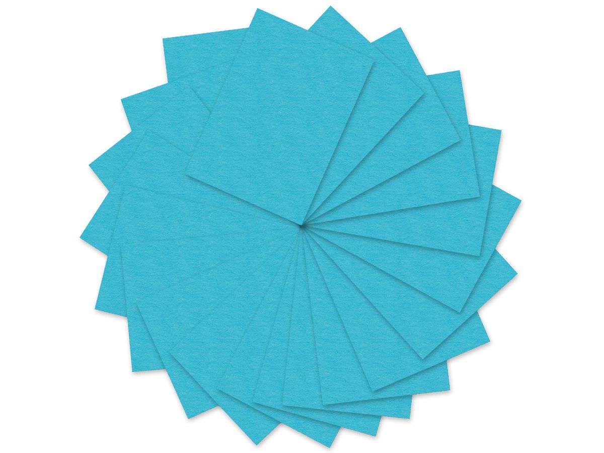 URSUS Tonzeichenpapier A4 2174631 130g, hellblau 100 Blatt (7612532004208)