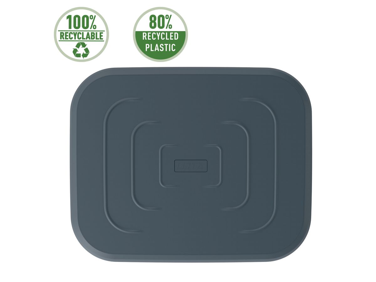 LEITZ Fussstütze Ergo 6546-00-89 Grau 340x58x420mm (4002432135707)