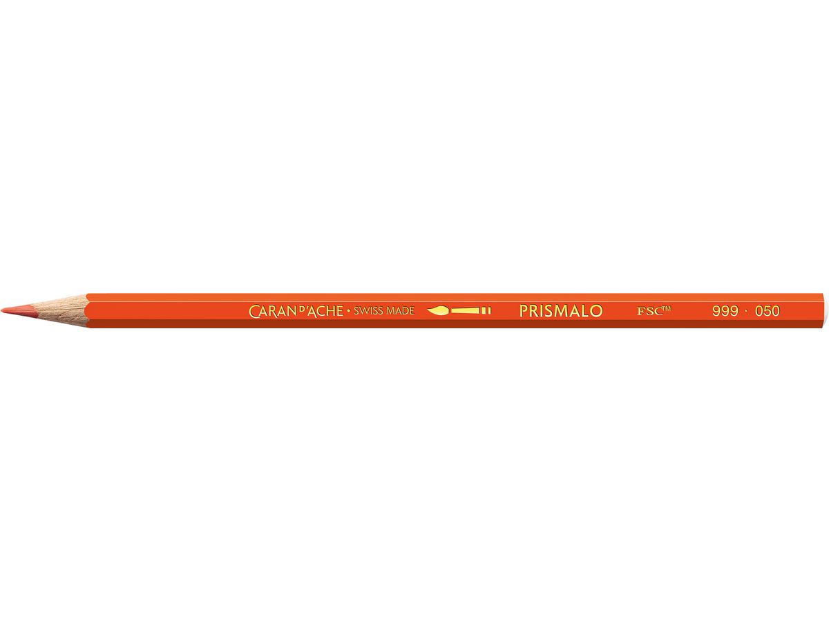 CARAN D'ACHE Farbstifte Prismalo 3mm 999.050 rotorange (7610186843112)
