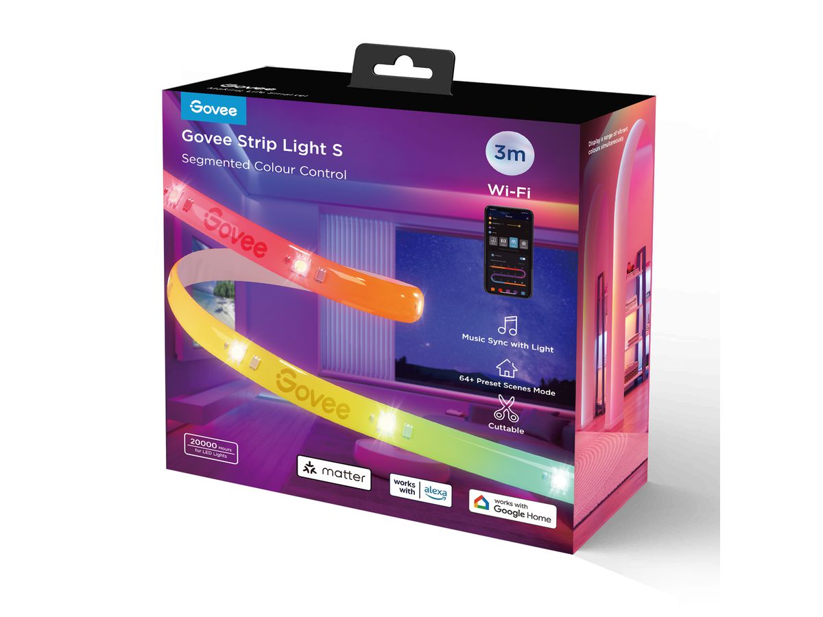 GOVEE Wi-Fi LED Strip Light S 3m H612FCD1 (6974316999904)