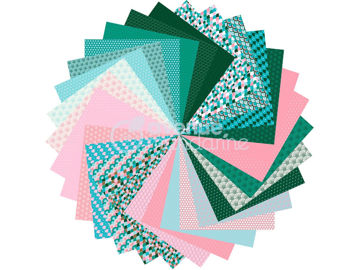 MANDARINE Fogli Origami 20x20cm OR511C Scala 70g 60 fogli (3609510575113)