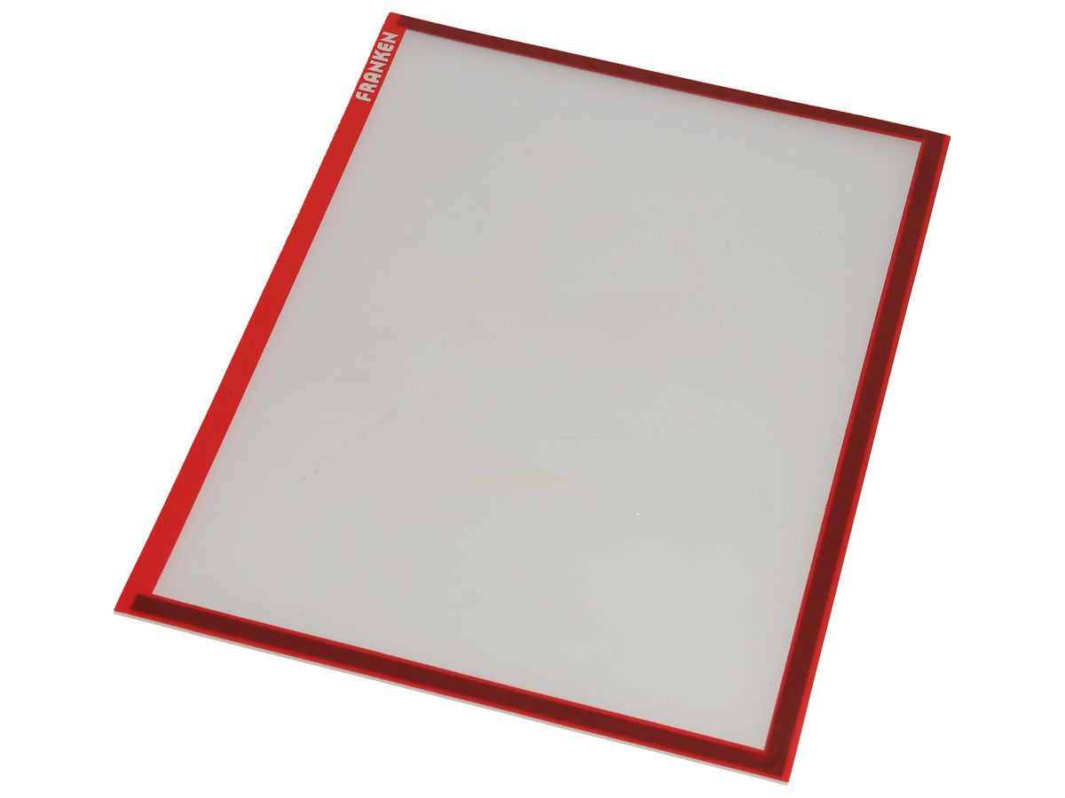 FRANKEN Portadocumenti A4 ITSA4M 01 magnetico, rosso (4016946185271)