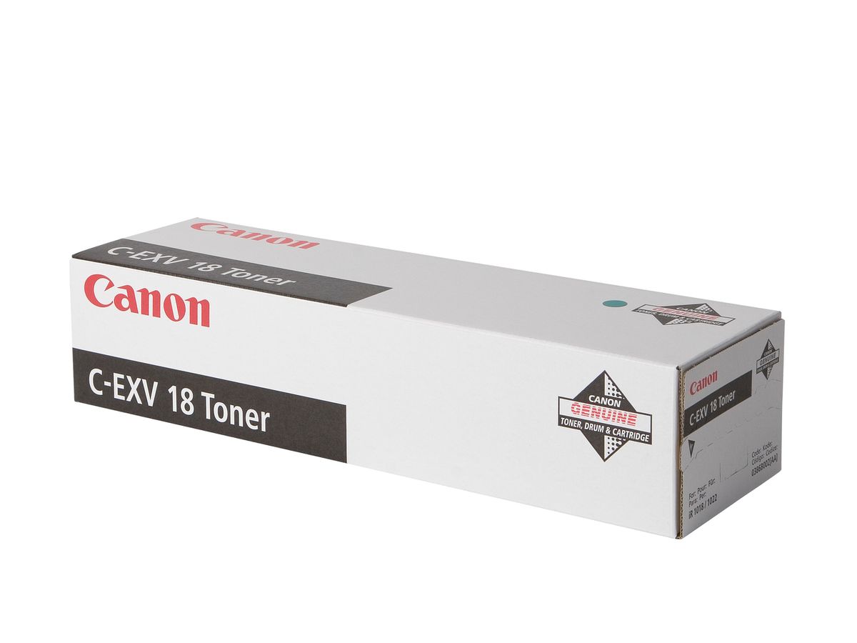 CANON Toner noir C-EXV18K IR 1018/1022 8400 pages (4960999394312)