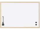 MAGNETOPLAN Whiteboard mit Holzrahmen 121928 Stahl 1000x600mm (4013695032733)