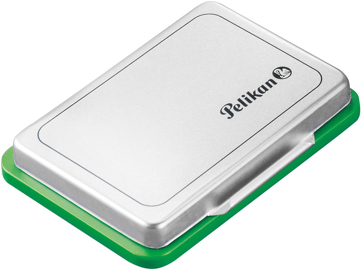 PELIKAN Timbro in metallo verde 331199 No.3 7x5cm (4012700331199)