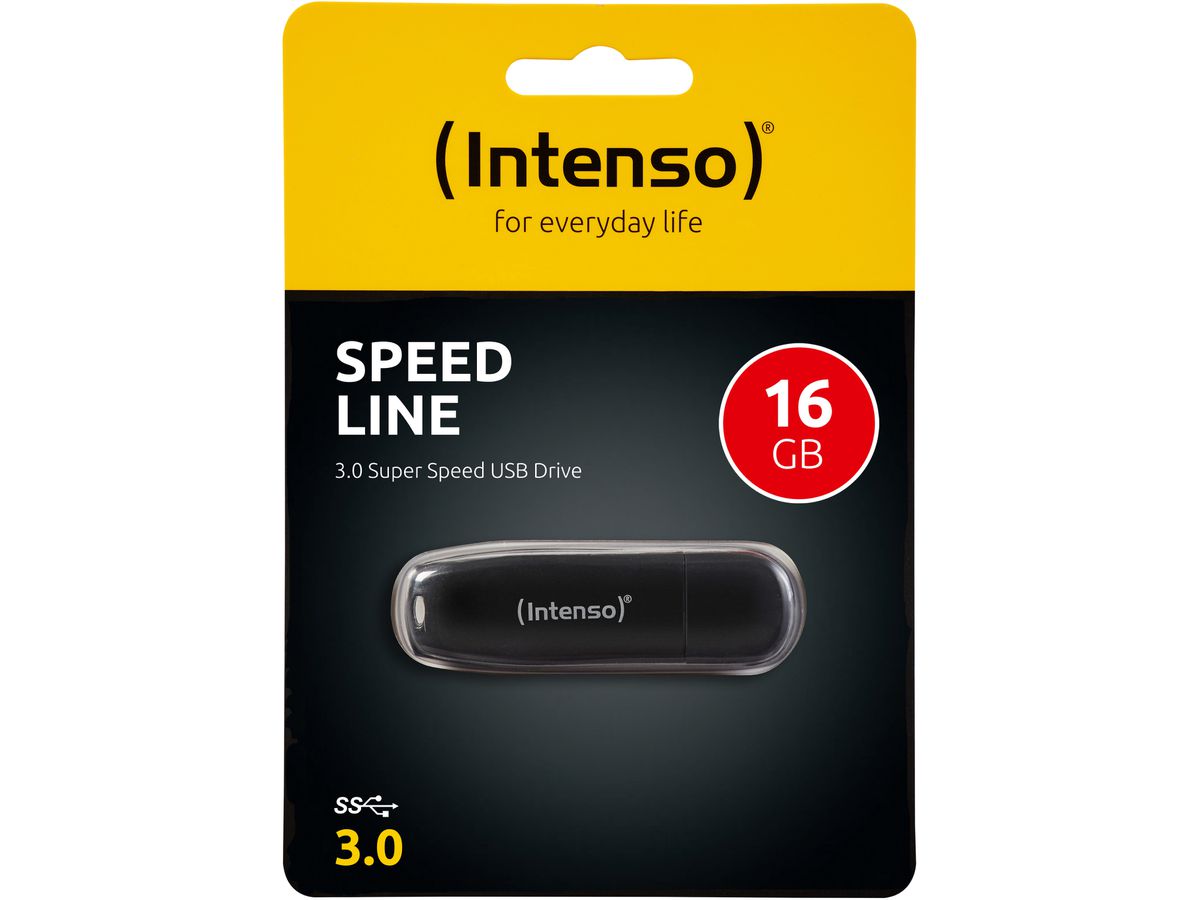 INTENSO USB-Stick Speed Line 16GB 3533470 USB 3.0 (4034303022120)