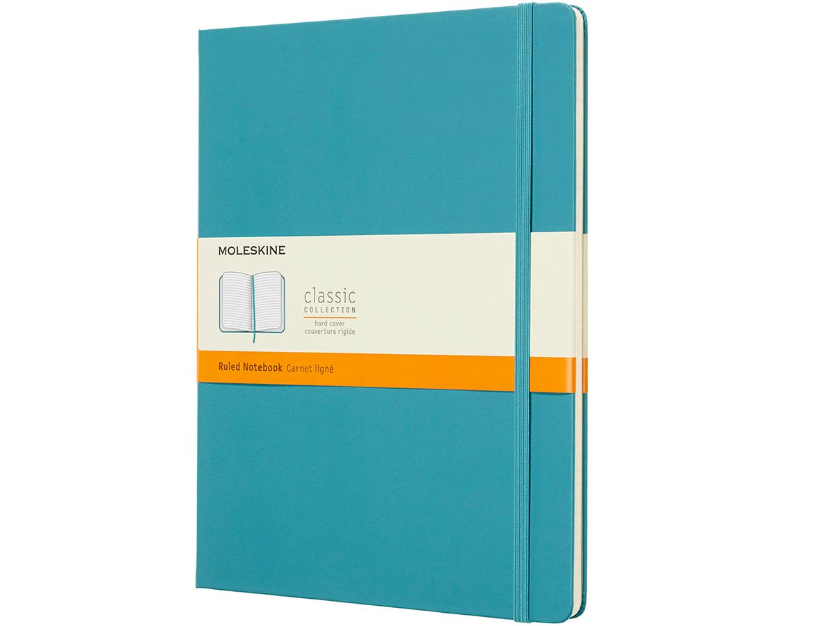 MOLESKINE Carnet XL 716076 ligné, HC, Riff bleu (8058341716076)