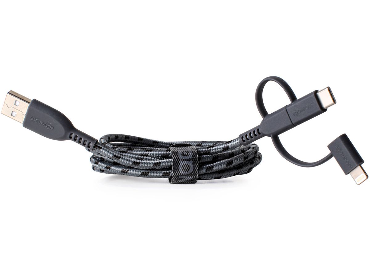 BOOMPODS Trio USB Cable TCTRGR graphite (5081304399033)