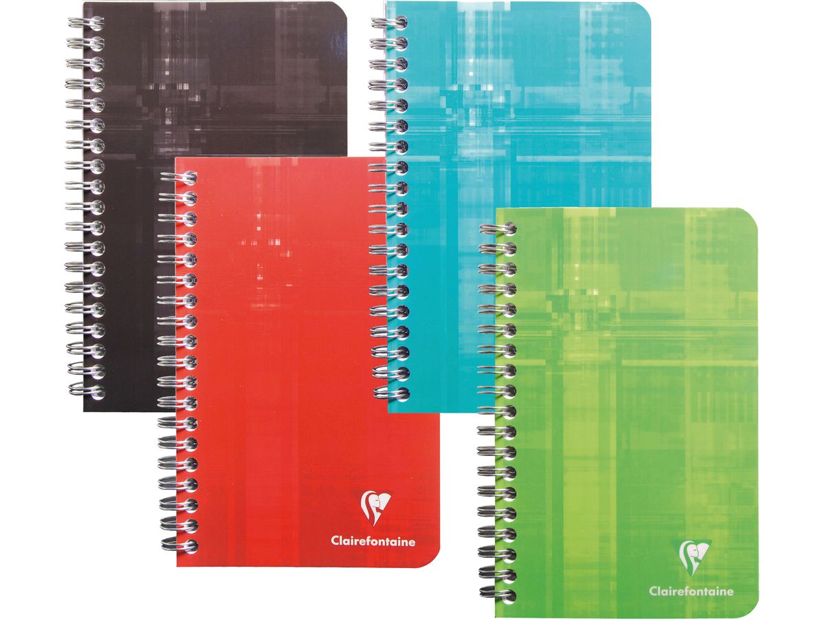 CLAIREFONTAINE Taccuino spirale ass. 11x17cm 68682 5mm 50 fogli (3329680686821)