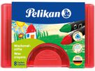 PELIKAN Pastelli a cera Griffix 722942 8 colori ass. astuccio (4012700722942)