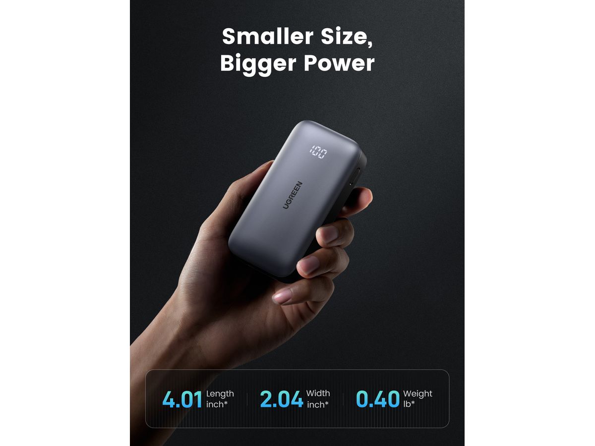 UGREEN Mini Powerbank 10'000mAh 25185 30W (6941876221851)