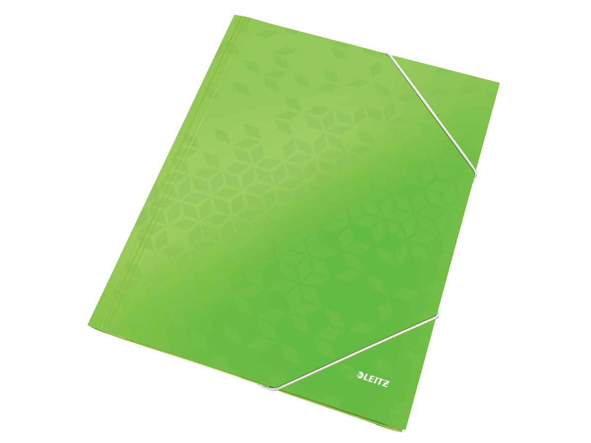 LEITZ Cartellina con elastico WOW A4 39820054 verde (4002432123254)